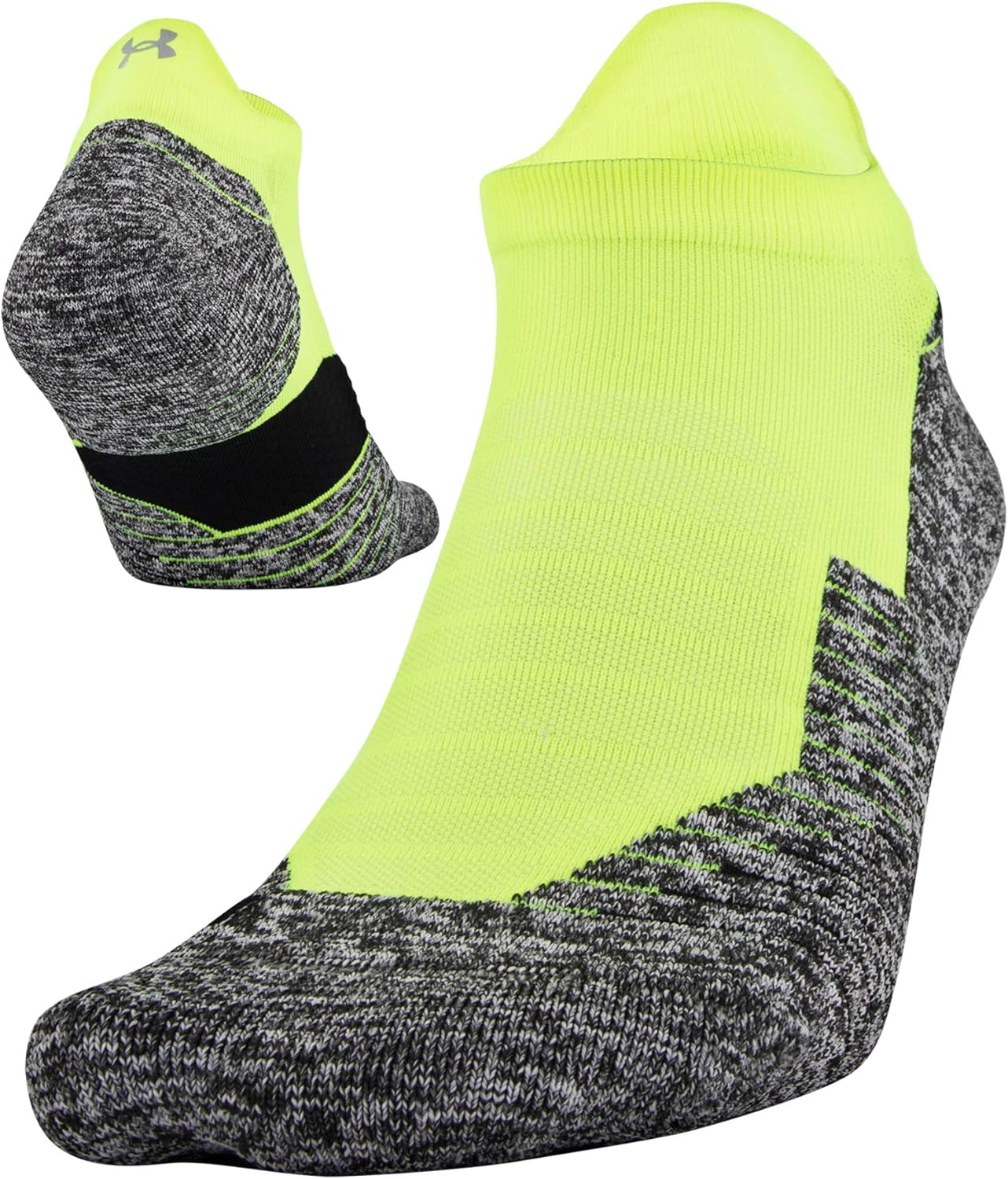 Under Armour Adult Run Cushion No Show Tab Socks, 1-Pair: Clothing