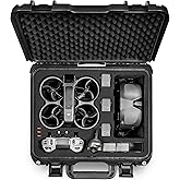 Lekufee Waterproof Hard Carrying Case for DJI Avata 2 Drone,Fly More Combo, Goggles N3 / 3 / Integra,RC Motion 3/2,FPV Remote