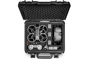 Lekufee Waterproof Hard Carrying Case for DJI Avata 2 Drone,Fly More Combo, Goggles N3 / 3 / Integra,RC Motion 3/2,FPV Remote