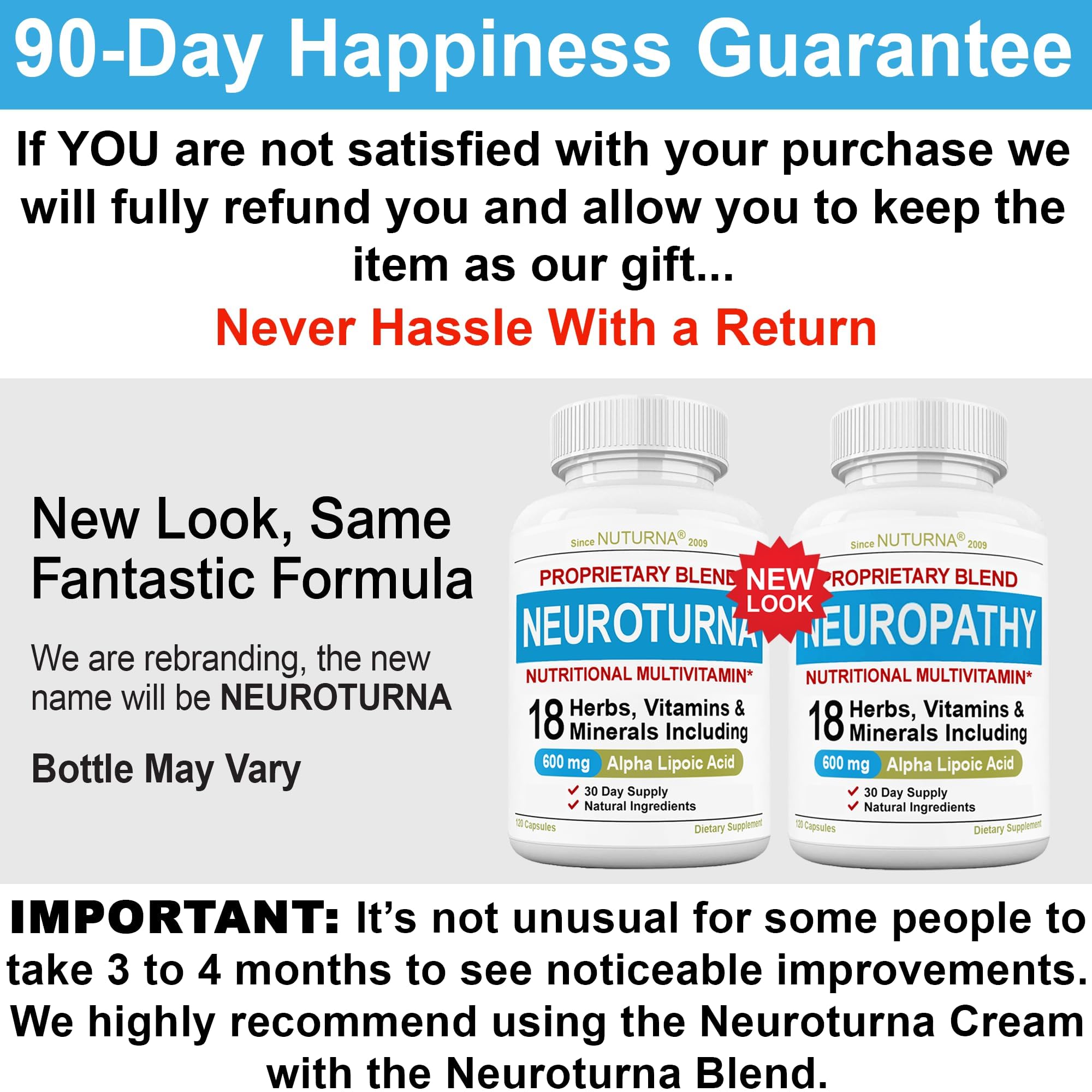 Neuropathy Support Supplement with 600 mg Pure Alpha Lipoic Acid