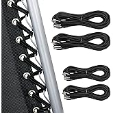 UNEEDE 4 Cords Zero Gravity Chair Replacement Cord, Black | Universal Repair Cord Kit for Zero Gravity Chair