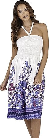 cotton bandeau dress