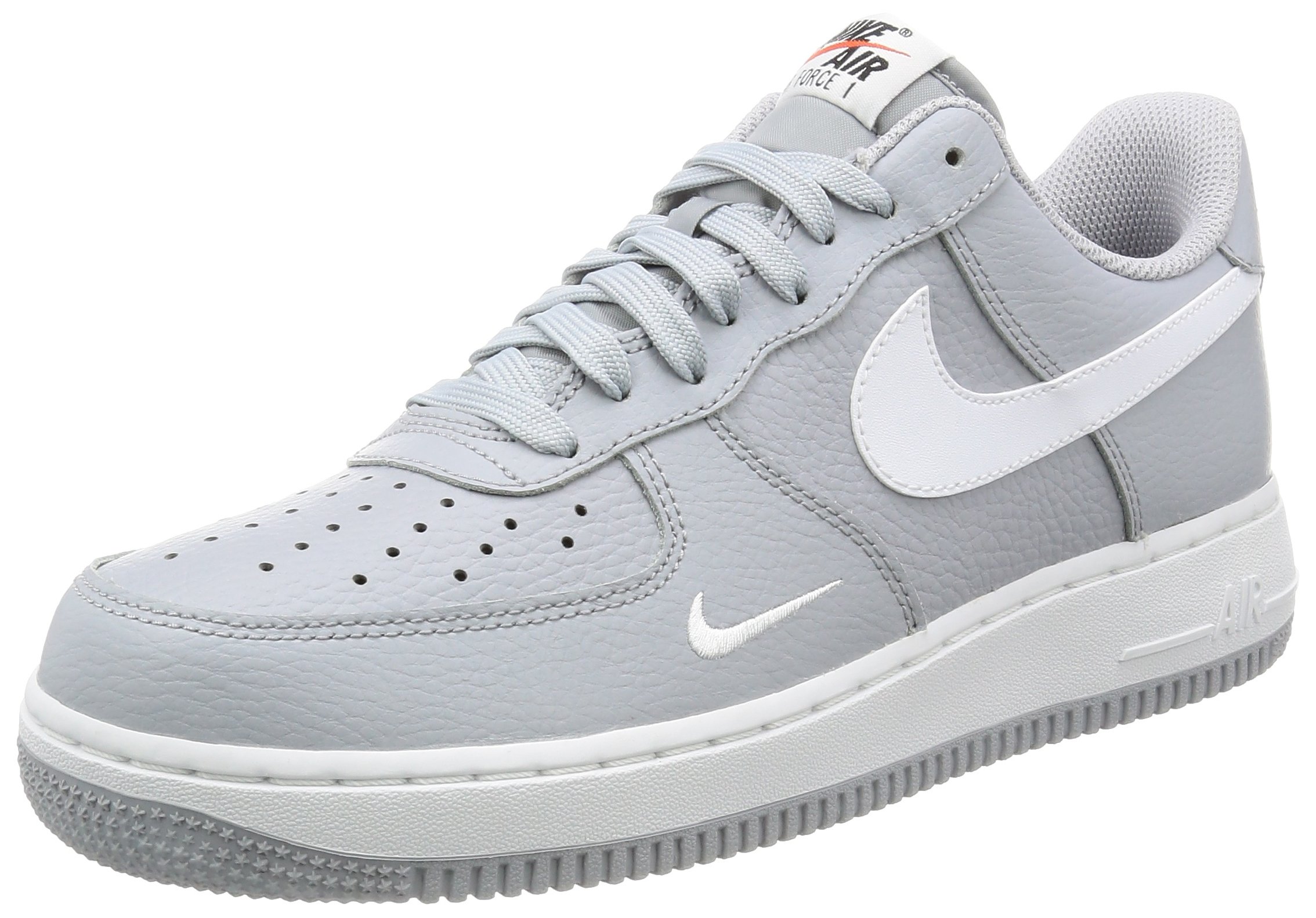 grey and white air force ones