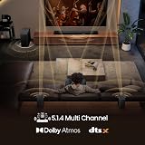 Hisense AX5140Q 5.1.4 Soundbar Dolby Atmos DTS:X 2 Wireless Surround view 6