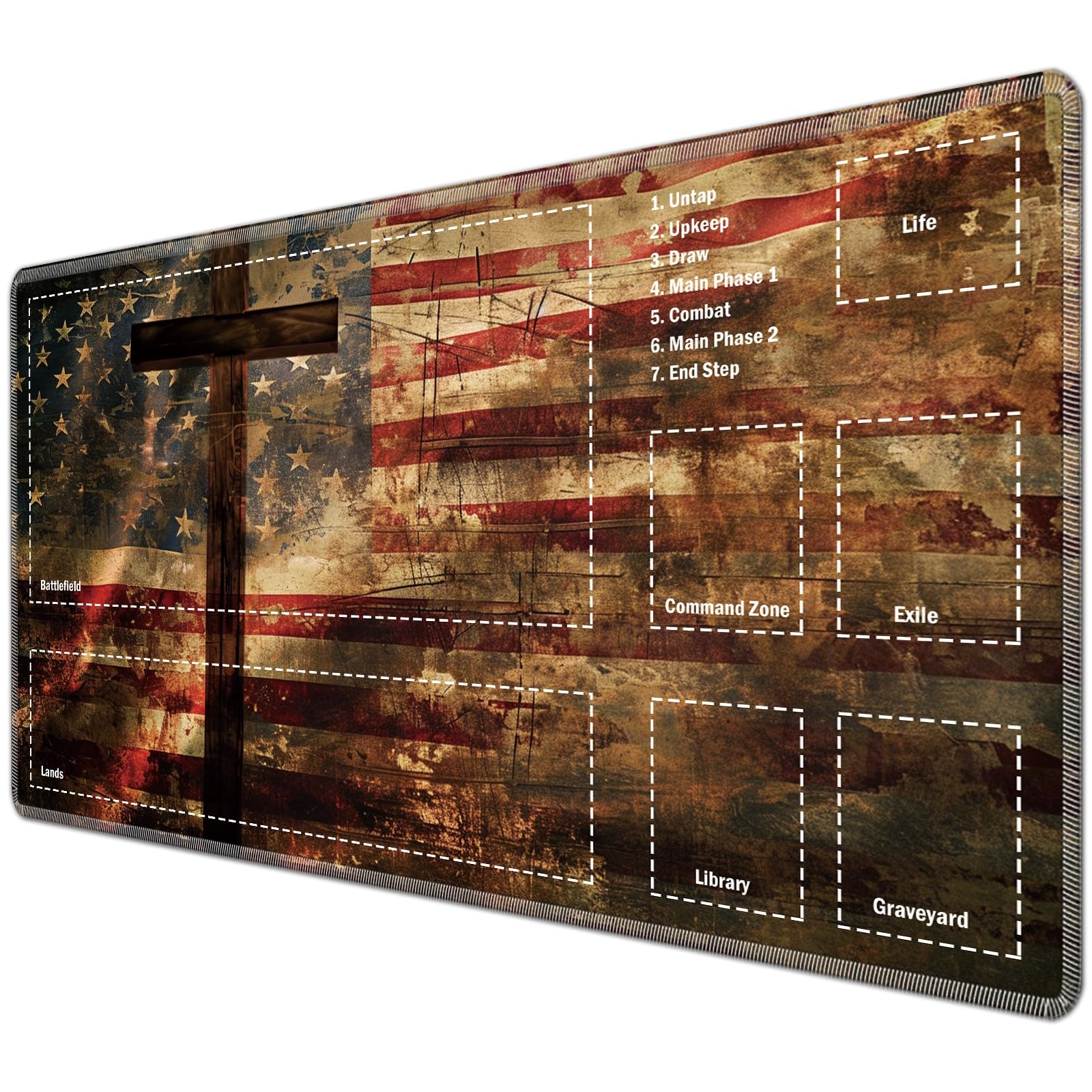 JANENFNA for TCG Playmat with Magic Zones 24 x 14