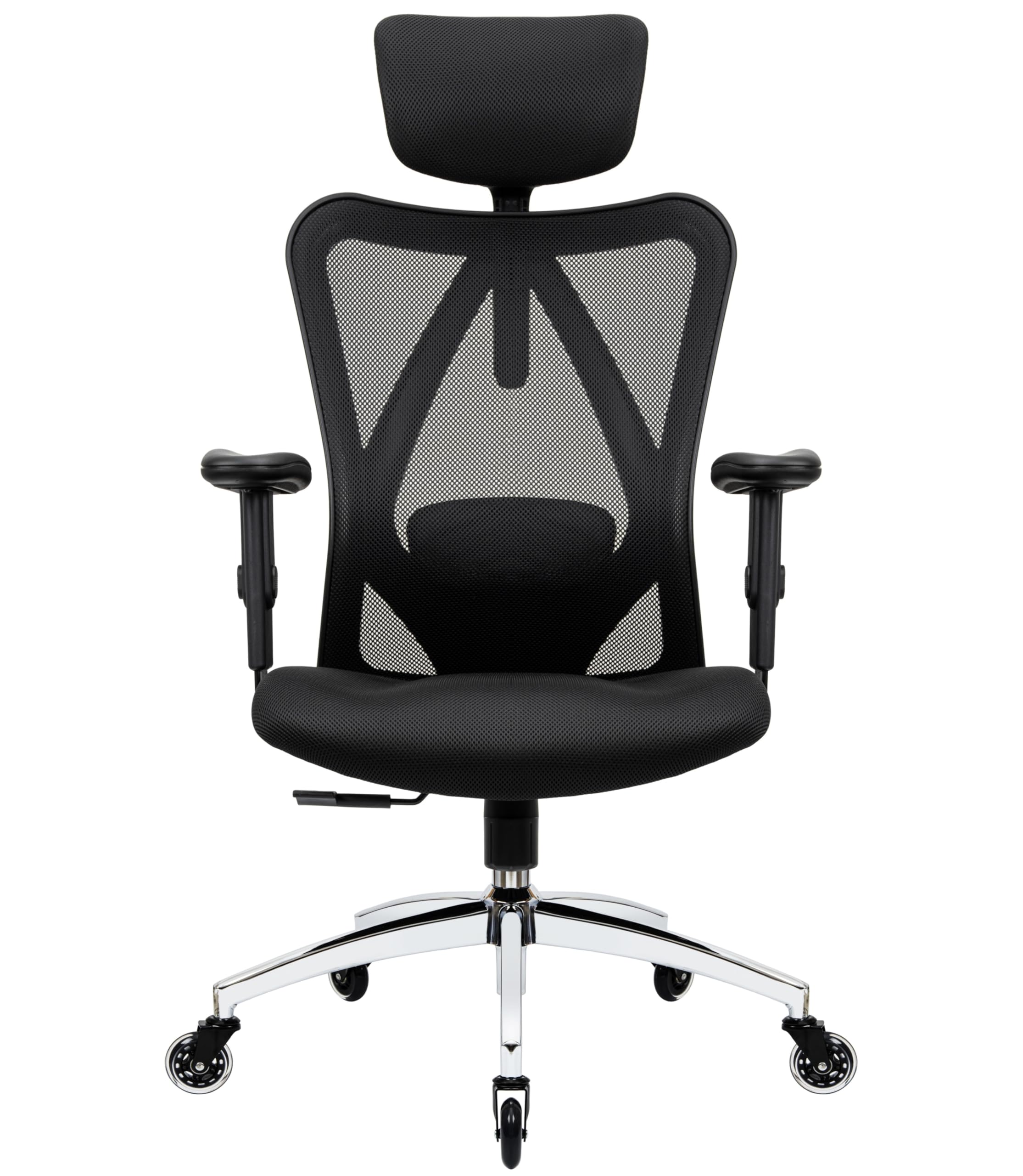 Photo 1 of *USED*
Ergonomic Office Chair - Adjustable Desk Chair with Lumbar Support and Rollerblade Wheels - High Back Chairs with Breathable Mesh - Thick Seat Cushion, Head, and Arm Rests - Reclines (Black)