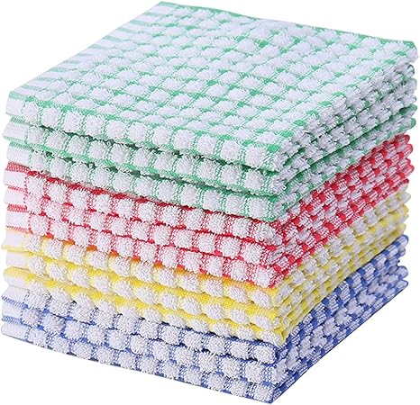 Kitchen Dishcloths 12pcs 11x12 Inches 