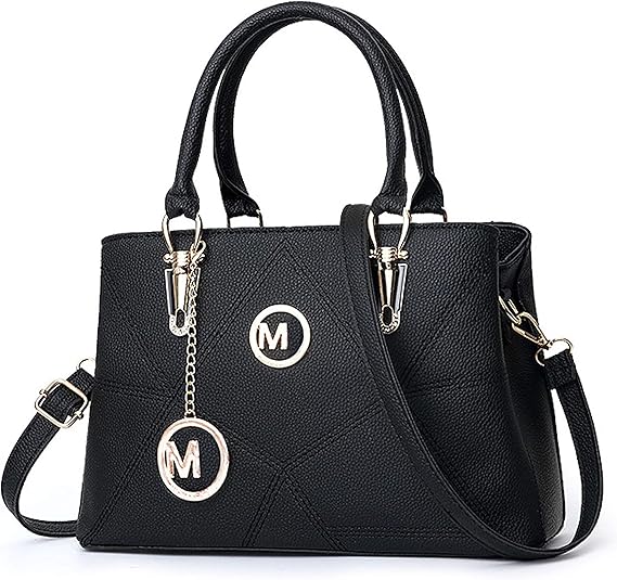 BestoU Dames handtas zwart grote tassen leer moderne dames handtas grote schoudertas vrouwen schoudertas, wit, 33cm*14cm*23cm, modern
