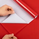 Hode Red High Gloss Vinyl Wrap Furniture Self Adhesive 30cmx3m Glitter view 2
