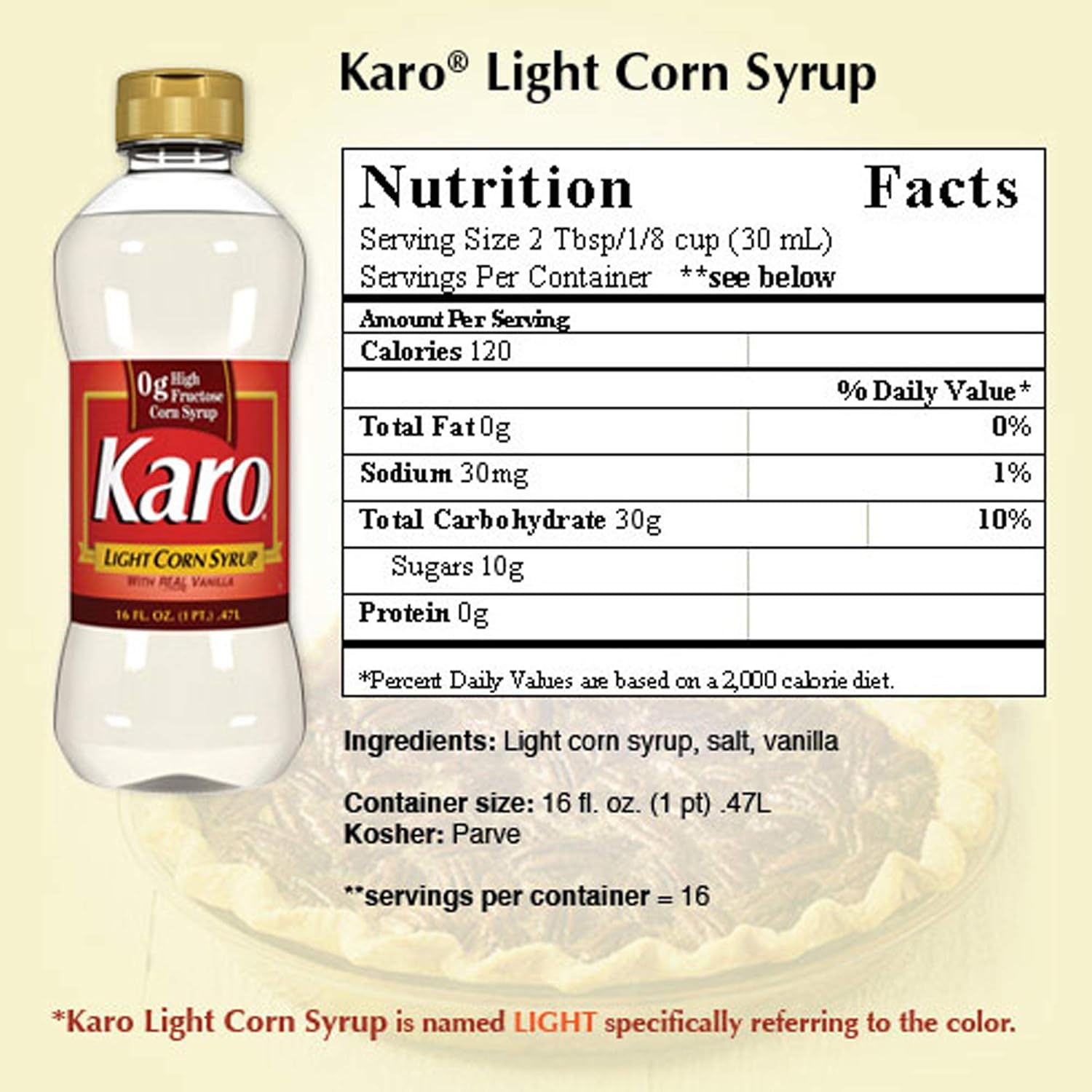 Karo Light Corn Syrup Karo Light Maissirup 473ml Amazon De Lebensmittel Getranke