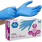 Medpride Medical Examination Nitrile Gloves| Medium Box of 200| Blue, Latex/Powder-Free, Non-Sterile Exam Gloves| Professional Grade for Hospitals, Law Enforcement, Tattoo Artists, First Response