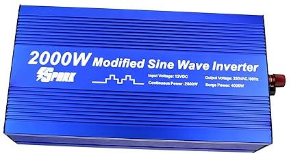Amazon.es: Spark 2000 W onda sinusoidal modificada inversor de ...