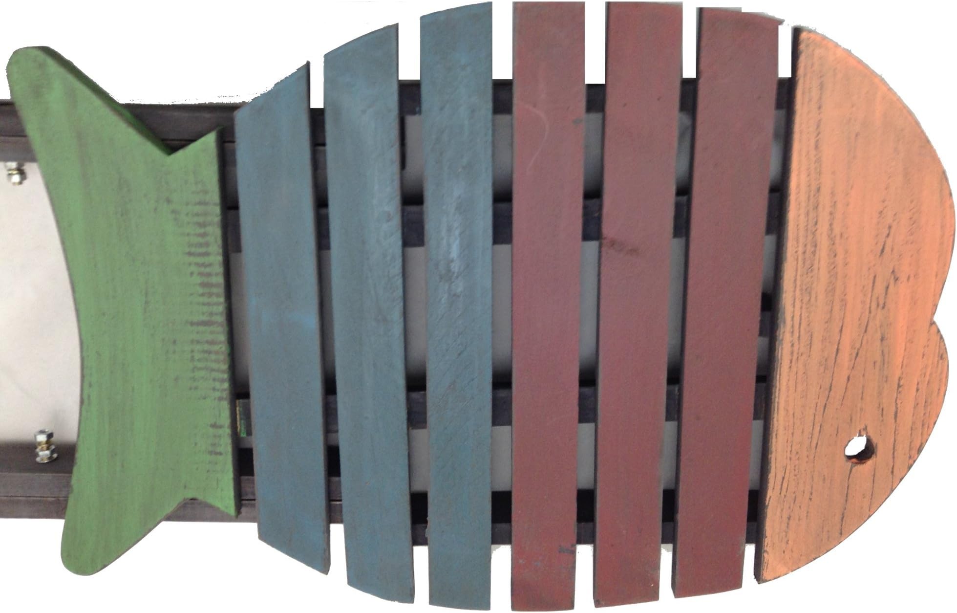 Folding Multicolor Wooden Fish Table