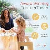 Stepup Baby Montessori Toddler Tower Adjustable Step Stool view 7