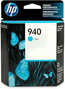 HP 940 | Ink Cartridge | Cyan | C4903AN | DISCONTINUED BY MANUFACTURER