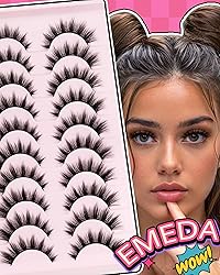 Manga Lashes Spiky False Eyelashes - Wispy Anime