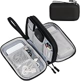FYY Travel Cable Organiser 2-Layer Waterproof Electronics Case Black