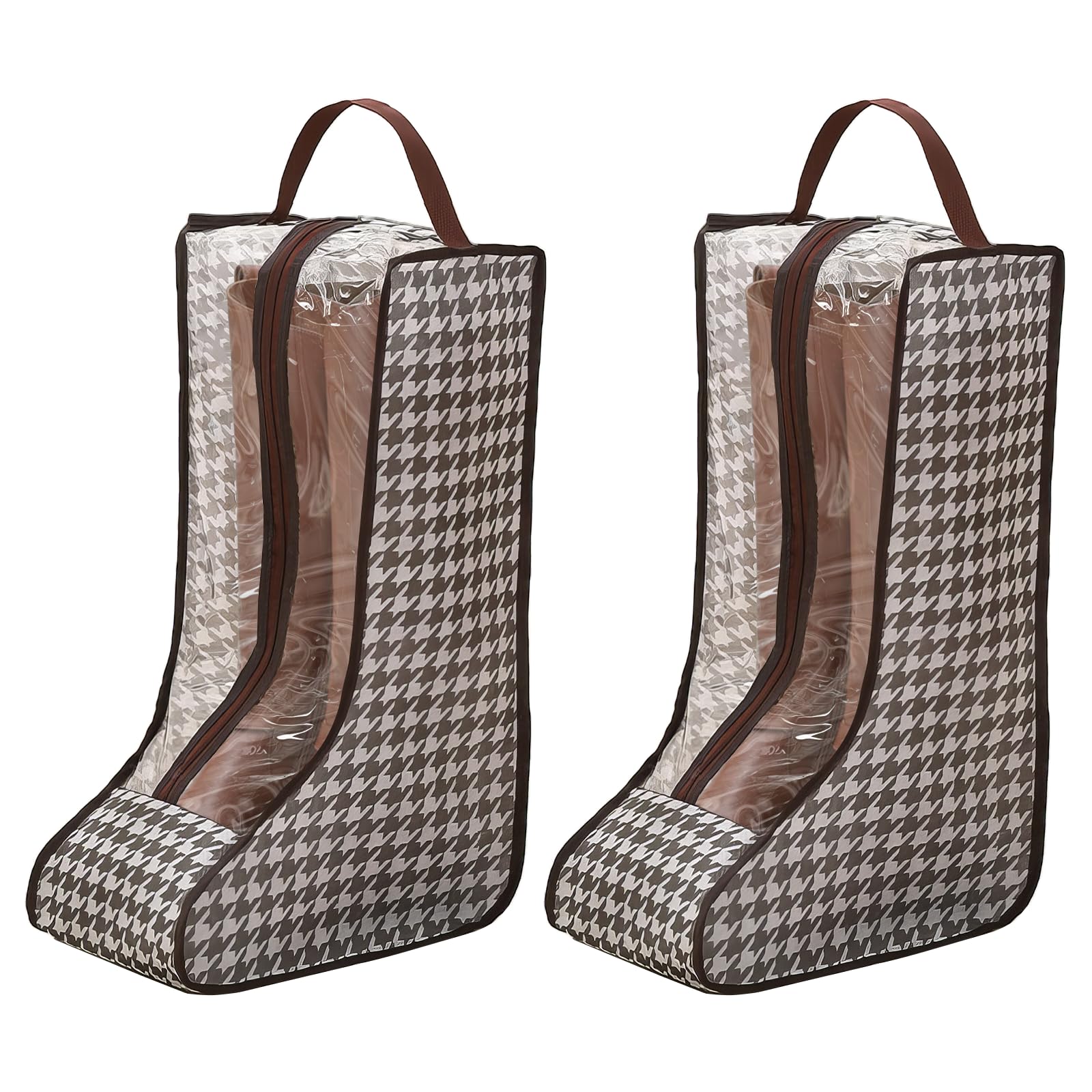 Photo 1 of 2 Pack Boot Storage Bag, Portable Dust Proof Boot Bags for Cowboy Boots, Shoe Cover Protector Bag for Boots Storage and Organizer Packing, Tall Boot Storage Carry Bag for Travel and Daily Use