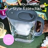 BRITA Water Filter Jug Style Essential 2.4L Stone Blue incl 3x MAXTRA PRO view 2
