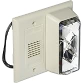 Edwards-Signaling Horn Strobe, Clear, 4-1/2 In. H, 120VAC (7007B-N5)