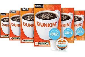 MILK-BONE Dunkin' French Vanilla Flavored Coffee, 60 Keurig K-Cup Pods
