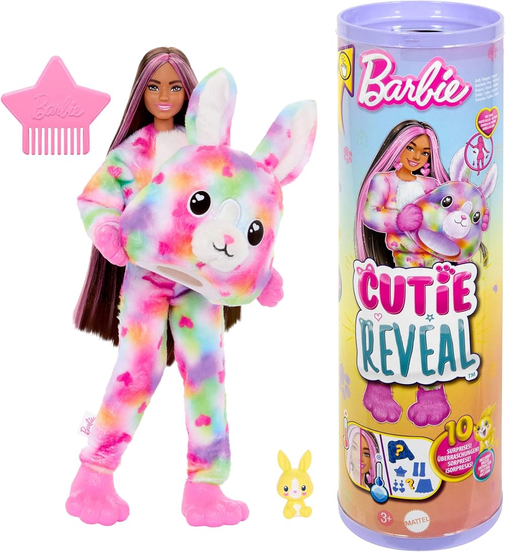 Barbie Cutie Reveal Color Dream Series Doll & 10 Surprises