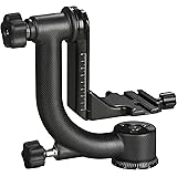 Movo GH800 Carbon Fiber Professional Gimbal Tripod Head with Arca-Swiss Quick-Release Plate - for Outdoor Bird/Wildlife Photo