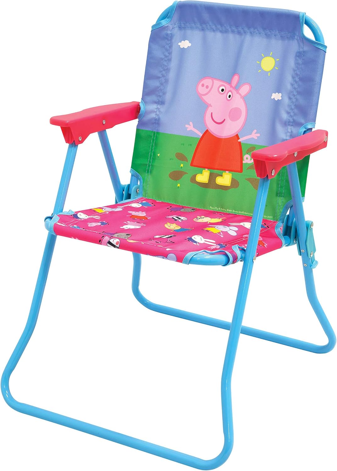 Peppa Pig Patio Chair for Kids, Portable Folding Lawn Chair
