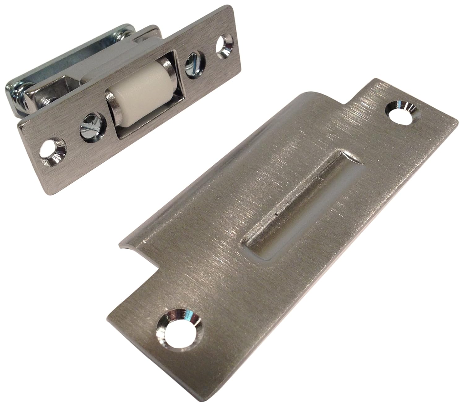 DonJo 1704 Cast Brass Adjustable Roller Latch with 47/8" Strike