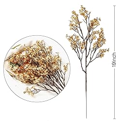 Sggvecsy 15 Pcs Babys Breath Artificial Flowers