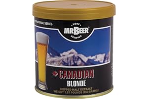 Mr. Beer Canadian Blonde 2 Gallon Homebrewing Craft Beer Refill Kit