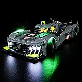BRIKSMAX Led Lighting Kit for LEGO-42156 Peugeot 9X8 24H Le Mans Hybrid Hypercar - Compatible with Lego Technic Building Bloc