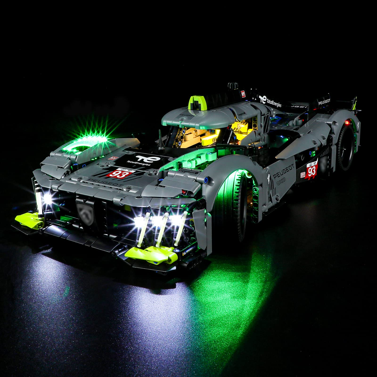 BRIKSMAX Led Lighting Kit for LEGO-42156 Peugeot 9X8 24H Le Mans Hybrid Hypercar - Compatible with Lego Technic Building Blocks Model- Not Include Lego Set — image 1