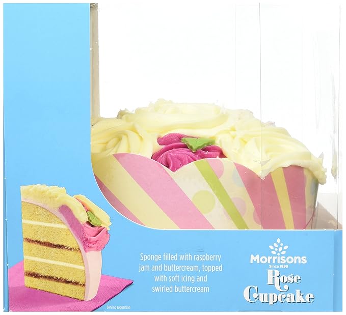 Morrisons Rose Cupcake Celebration Cake Amazon Co Uk Grocery