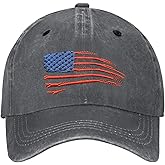 Unisex Vintage Washed Distressed Embroidered Baseball Cap Adjustable Low Profile Dad Hat for Men Women