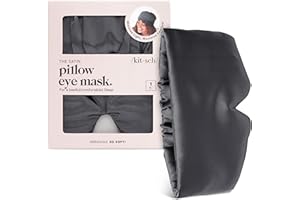 Kitsch Satin Sleep Mask - Eye Masks for Sleep, Softer Than Silk Satin Sleeping Mask Blindfold and Sleep Masks for Women and M