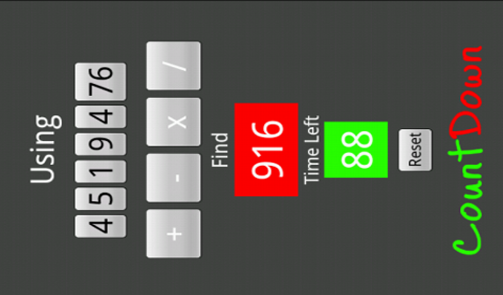 CountDown Math Game Apps & Games