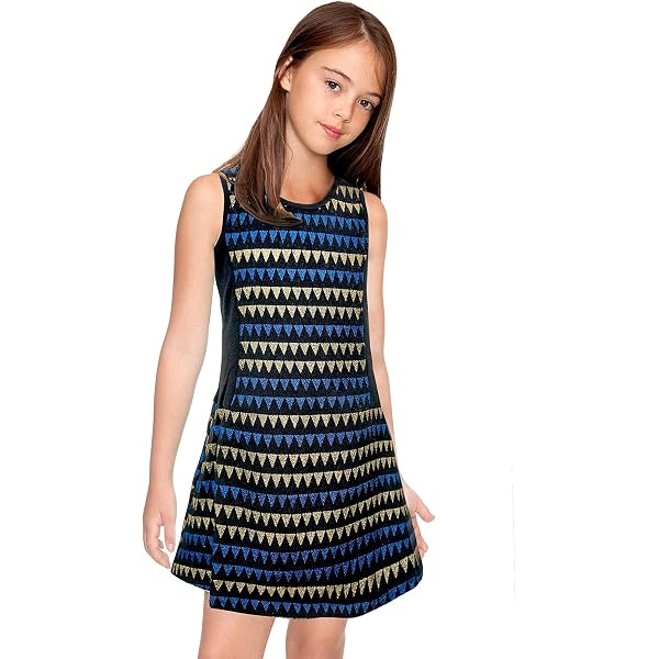 Amazon.com: Sleeveless Striped Organza Dress with Floral Embellishment  Black Size 3T: Clothing, Shoes & Jewelry