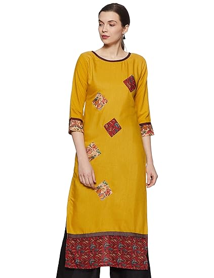 Women's Rayon Straight Kurta