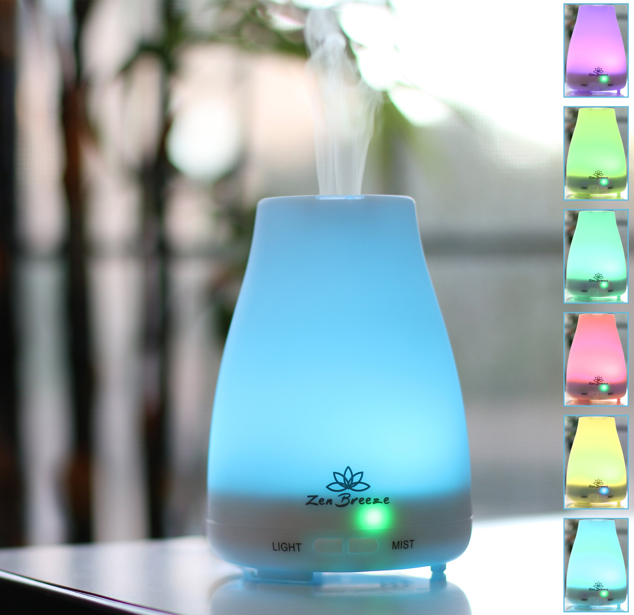 Zen Breeze Aromatherapy Essential Oil Diffuser New Model Cool Mist