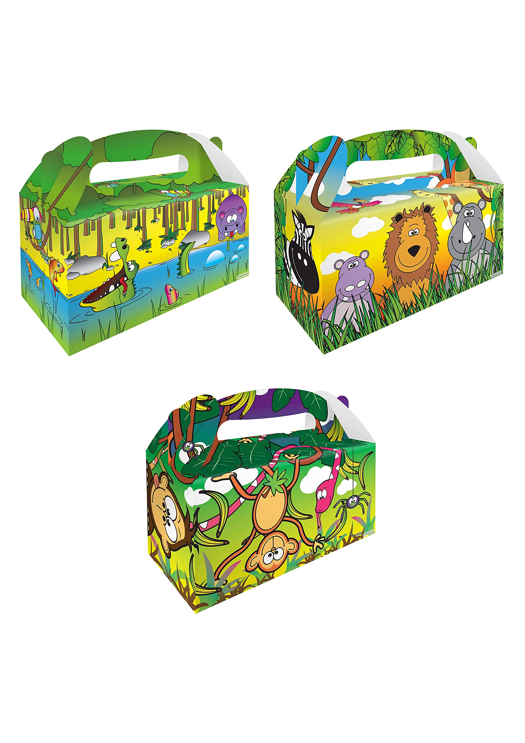 12 x Jungle Lunch Boxes (Large)