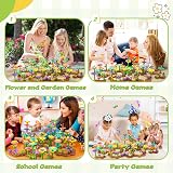 Funsland Flower Garden Building Toys 272 PCS Kids STEM Learning Set view 3