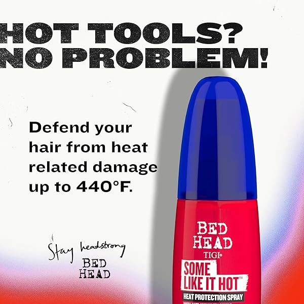 TIGI BED HEAD SOME LIKE IT HOT HEAT PROTECTION SPRAY FOR HEAT STYLING 3.38 FL OZ
