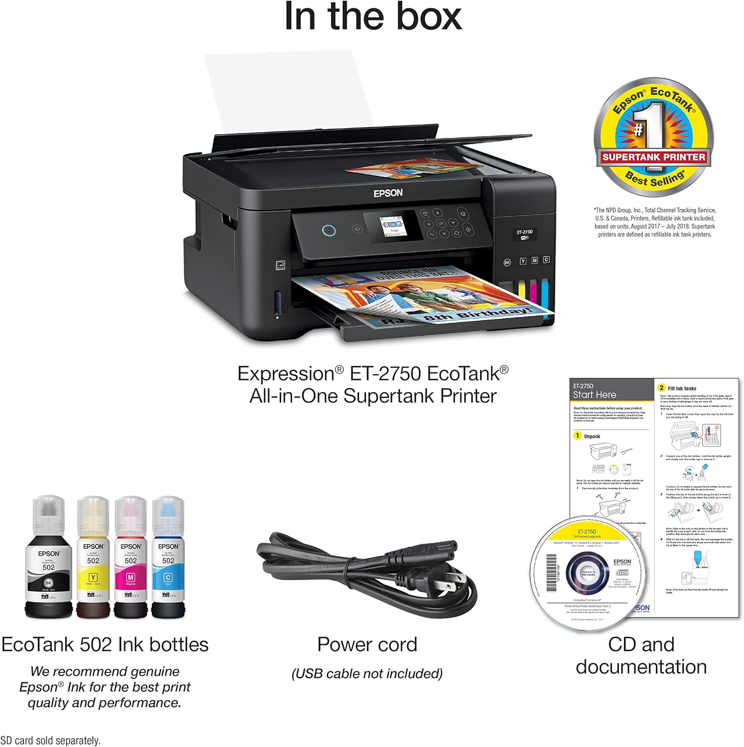 epson ecotank cd printer