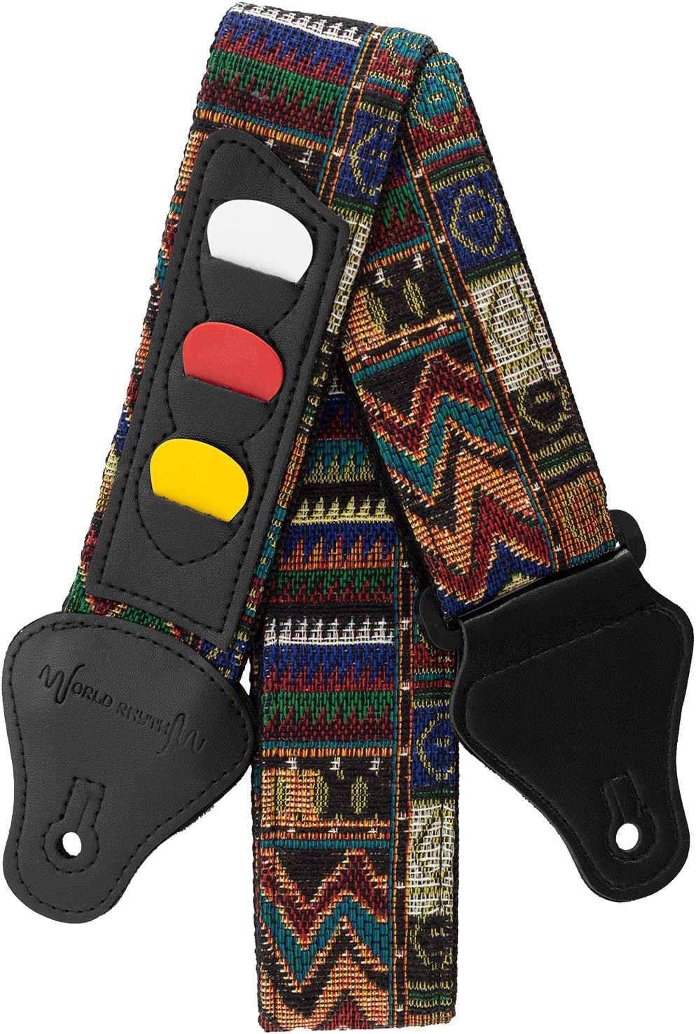 World Rhythm Guitar Strap - Aztec Style, 149cm