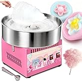 1000W Commercial Cotton Candy Machine,3-4 Per Minute | 38cm Stainless Steel Bowl, Easy Double Switch, Sugar Scoop, for Carnival Party Commercial Events (US Plug)
