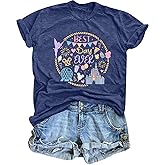 Magical Shirt for Women Best Day Graphic T-Shirt Magic Kingdom Shirts Family Holiday Vacation Short Sleeve Tee Tops