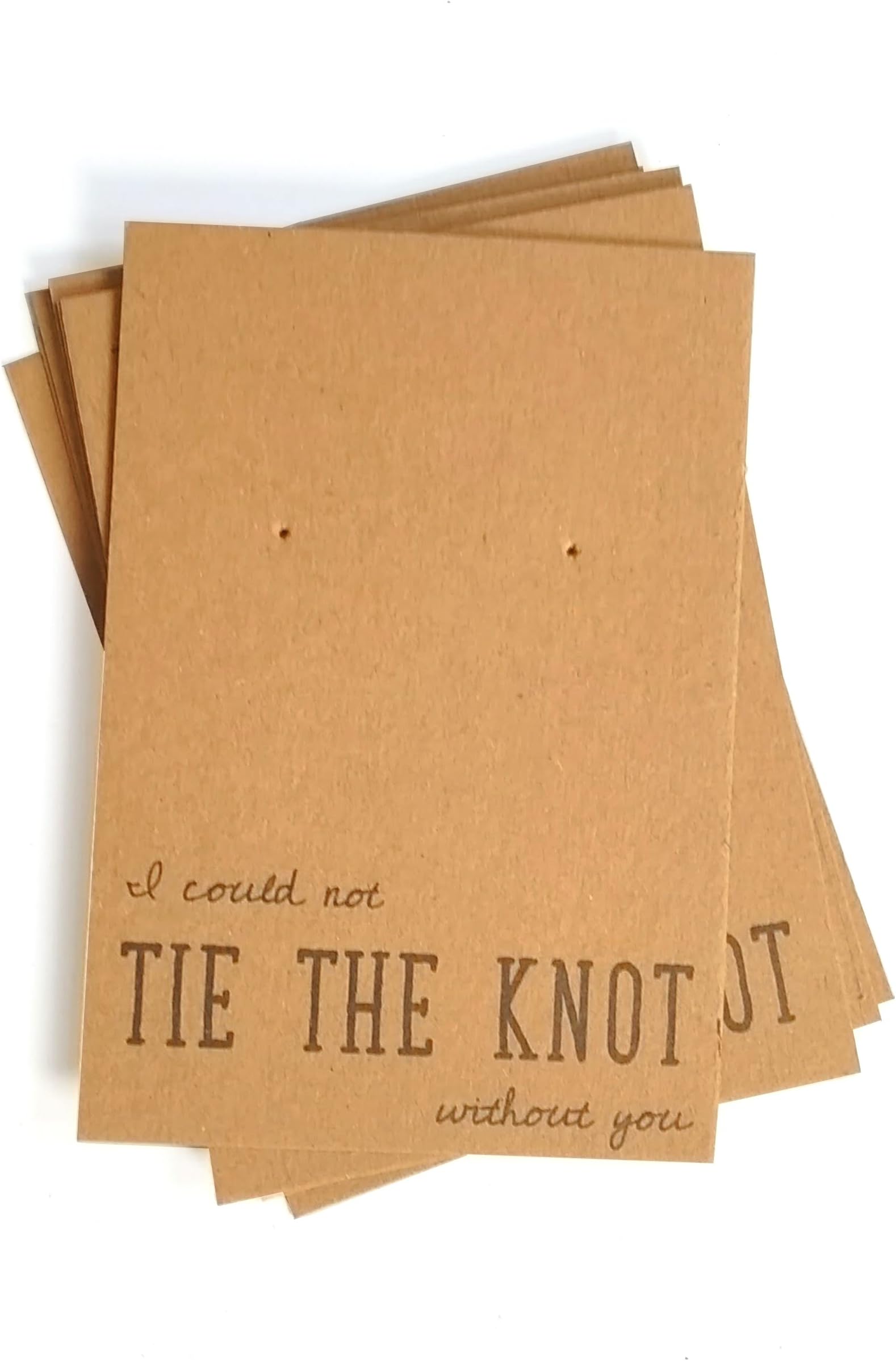 I Could Not Tie The Knot with Out You Earring Cards Will You Be My Bridesmaid Reveal Gifts Wedding Favours (Pack of 8)