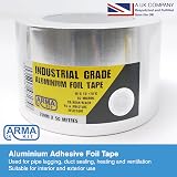 ArmaKit Aluminium Foil Tape 75mm x 50m Reflective Insulation Joining Tape view 2