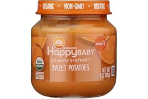 HAPPY FAMILY Happy Baby Organic Stage 1 Sweet Potatoes, 4 OZ
